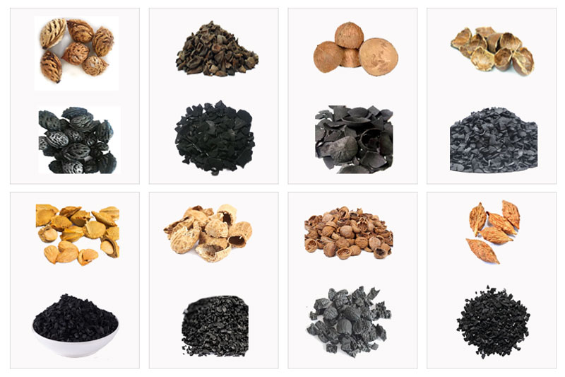 nut shell activated carbon manufacture